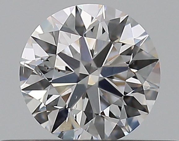 0.36 CaratE-SI2 EX Cut Round Diamond