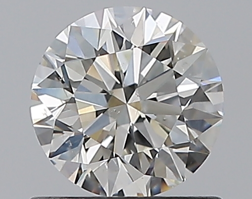 0.81 CaratI-SI1 EX Cut Round Diamond