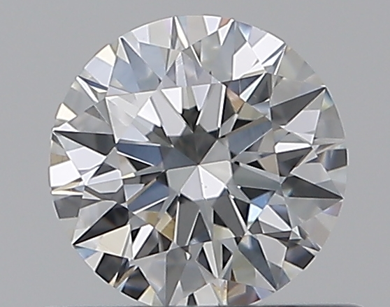 0.53 CaratF-VS1 EX Cut Round Diamond