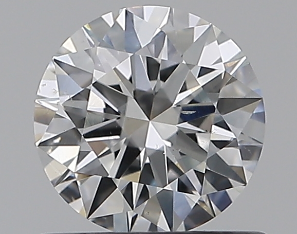 0.71 CaratF-SI1 EX Cut Round Diamond