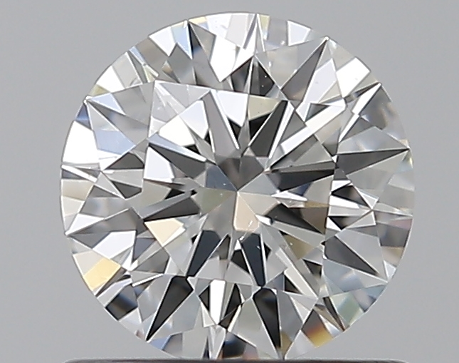 0.75 CaratG-VS2 EX Cut Round Diamond