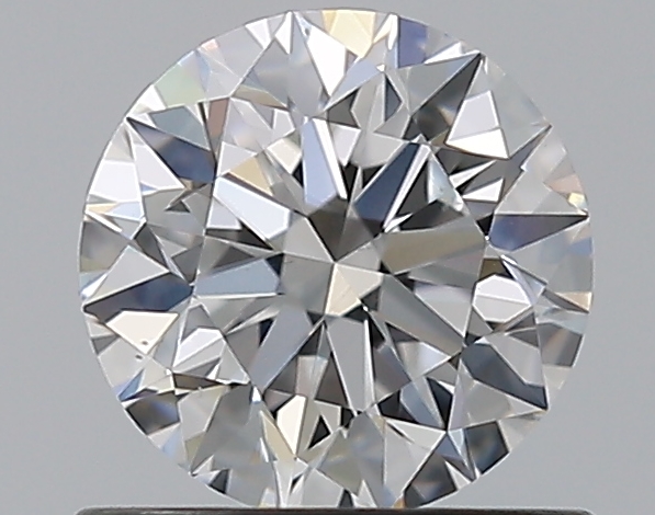 0.77 CaratD-VS2 EX Cut Round Diamond