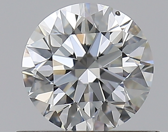0.56 CaratI-SI1 EX Cut Round Diamond