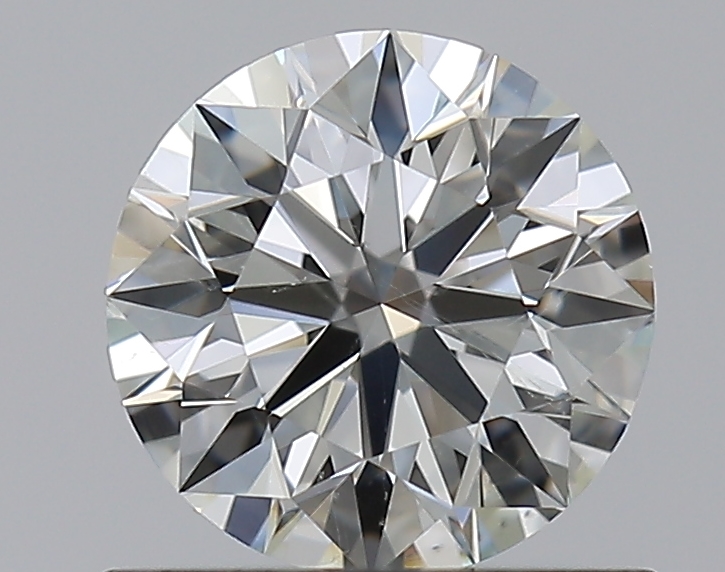 0.71 CaratJ-SI1 EX Cut Round Diamond