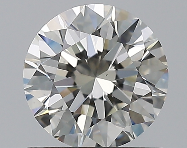 0.91 CaratJ-VS1 EX Cut Round Diamond
