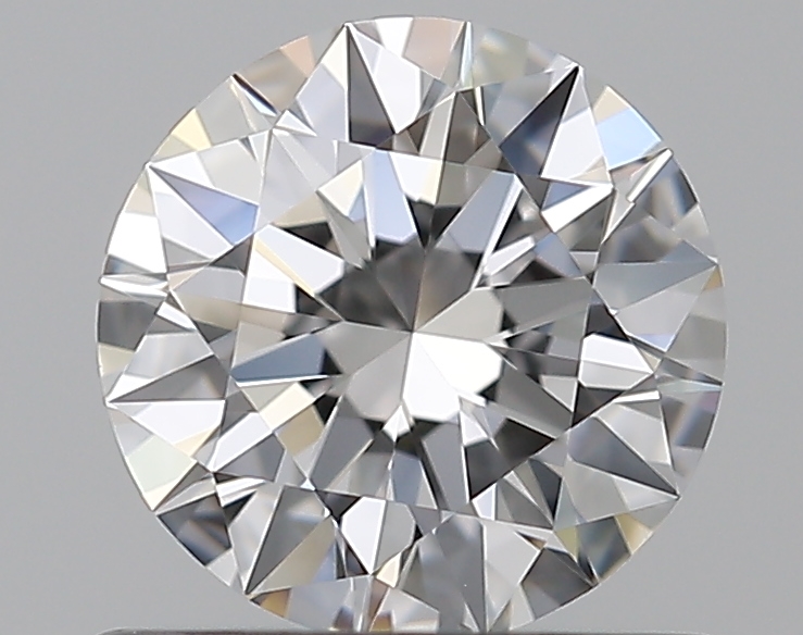 0.71 CaratD-VVS2 EX Cut Round Diamond