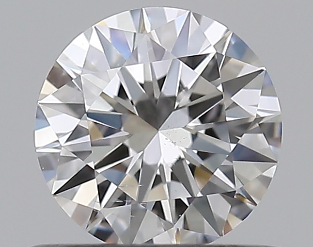 0.46 CaratF-SI2 EX Cut Round Diamond