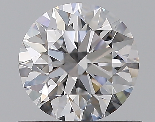 0.66 CaratD-VVS1 EX Cut Round Diamond