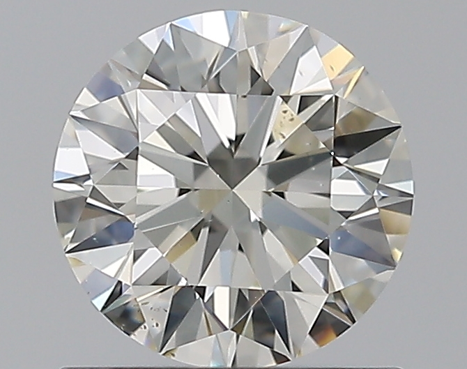 0.9 CaratJ-SI1 EX Cut Round Diamond