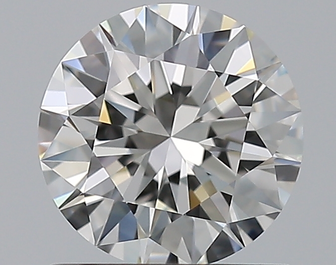 1 CaratH-VVS1 EX Cut Round Diamond