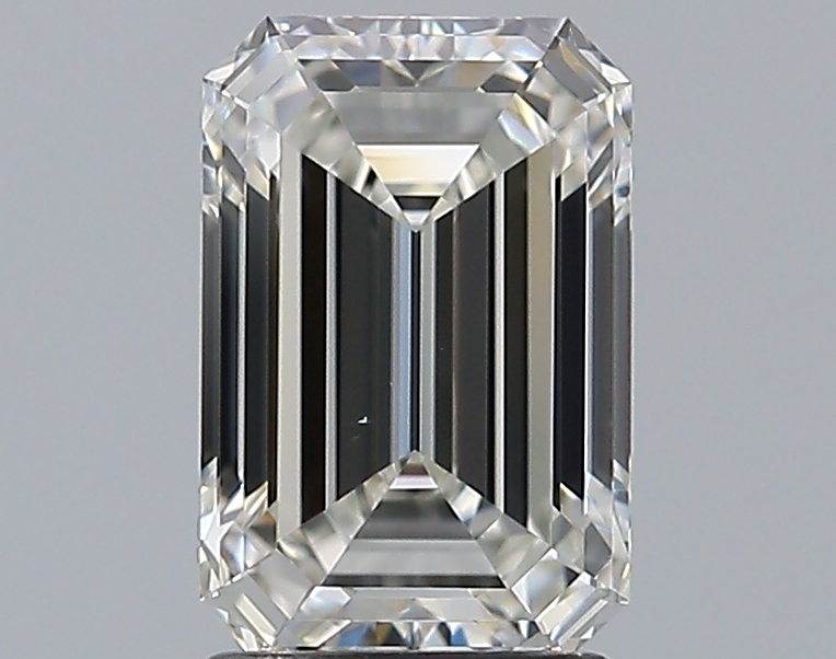 2 CaratH-VS1 - Cut Emerald Diamond