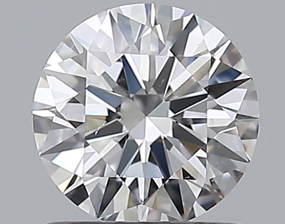 0.71 CaratE-VS2 EX Cut Round Diamond