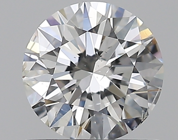 0.77 CaratH-SI2 EX Cut Round Diamond