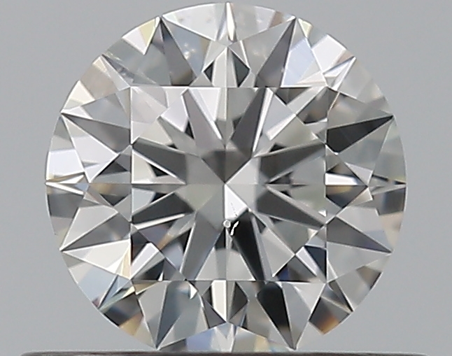 0.51 CaratF-SI1 EX Cut Round Diamond