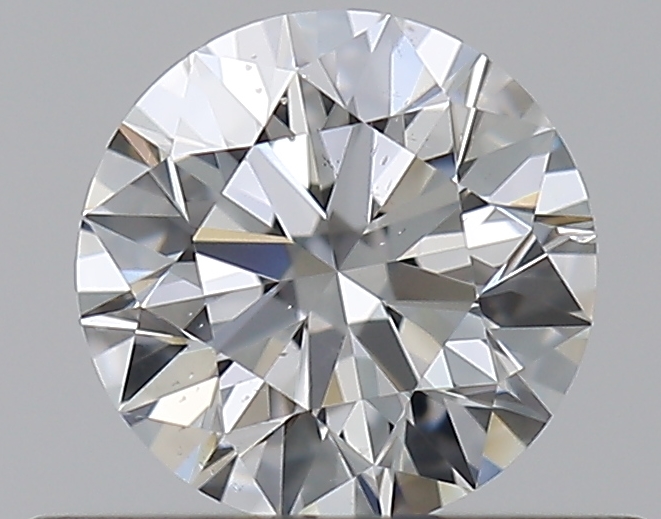 0.43 CaratF-SI1 EX Cut Round Diamond
