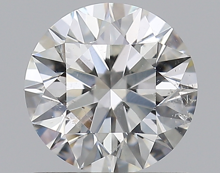 0.81 CaratI-SI2 EX Cut Round Diamond
