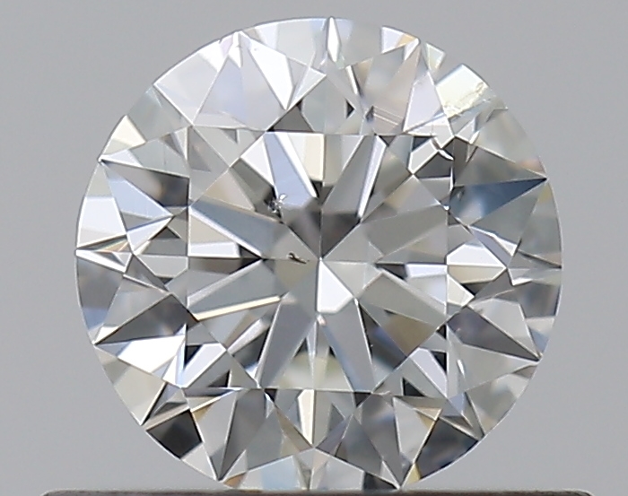 0.5 CaratH-SI2 EX Cut Round Diamond
