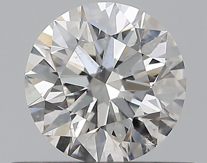 0.5 CaratF-SI2 EX Cut Round Diamond