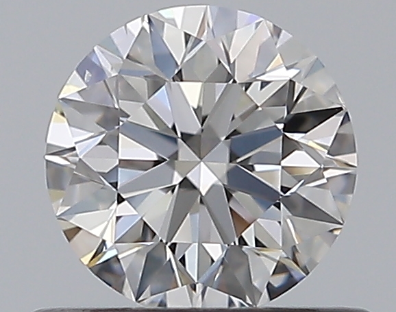 0.5 CaratF-VS2 EX Cut Round Diamond