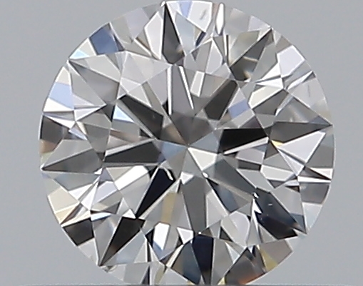 0.37 CaratF-SI1 EX Cut Round Diamond