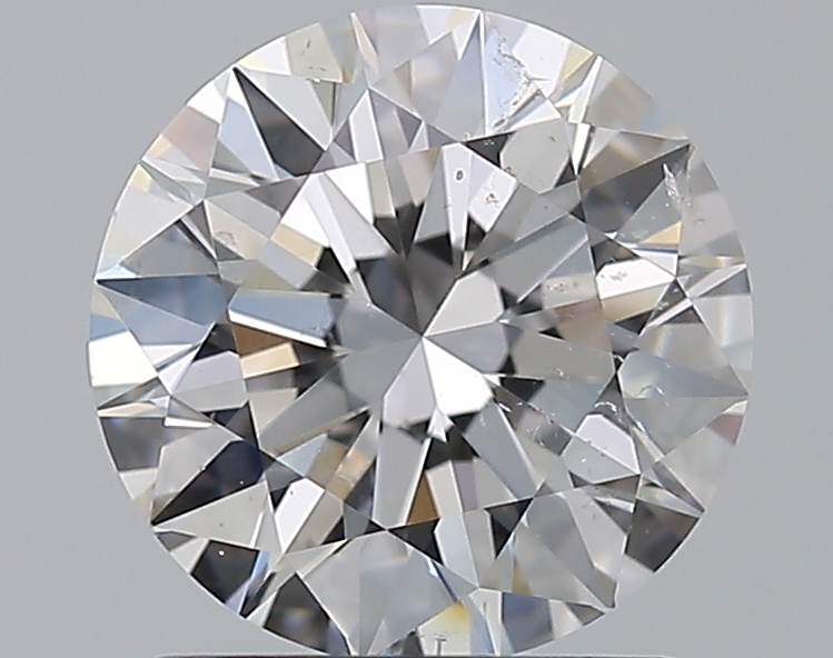 1.51 CaratD-SI1 EX Cut Round Diamond