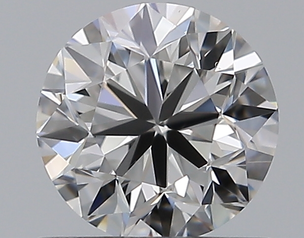 0.63 CaratE-VS2 EX Cut Round Diamond
