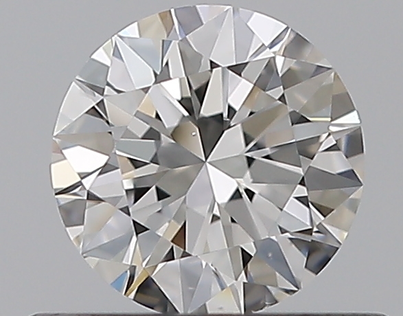 0.5 CaratF-VS2 EX Cut Round Diamond