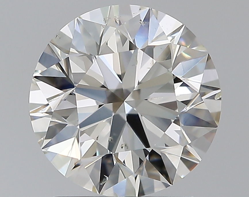 2 CaratI-SI2 EX Cut Round Diamond
