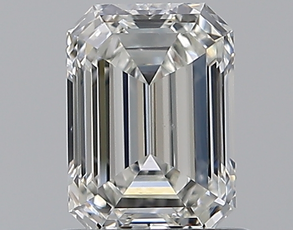 1 CaratH-VS2 - Cut Emerald Diamond