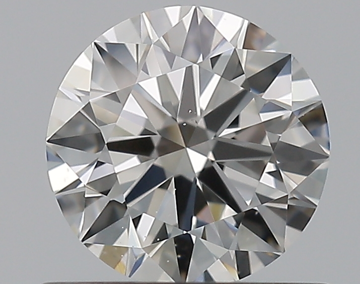 0.7 CaratE-VS2 EX Cut Round Diamond