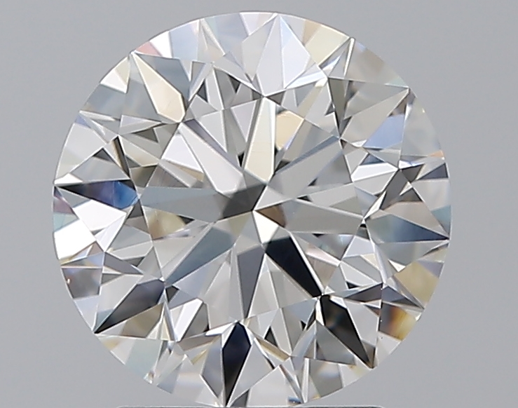 2.51 CaratF-VS2 EX Cut Round Diamond