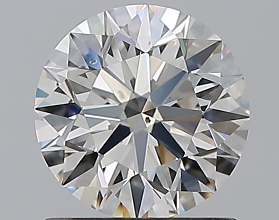 1.1 CaratG-SI1 EX Cut Round Diamond