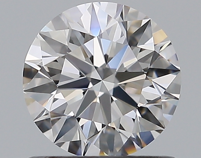0.77 CaratF-VVS1 EX Cut Round Diamond