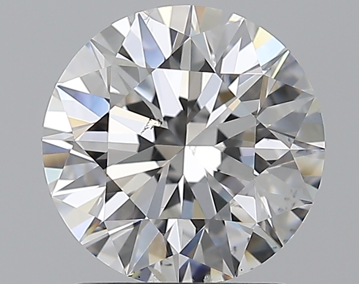 1.7 CaratF-SI1 EX Cut Round Diamond