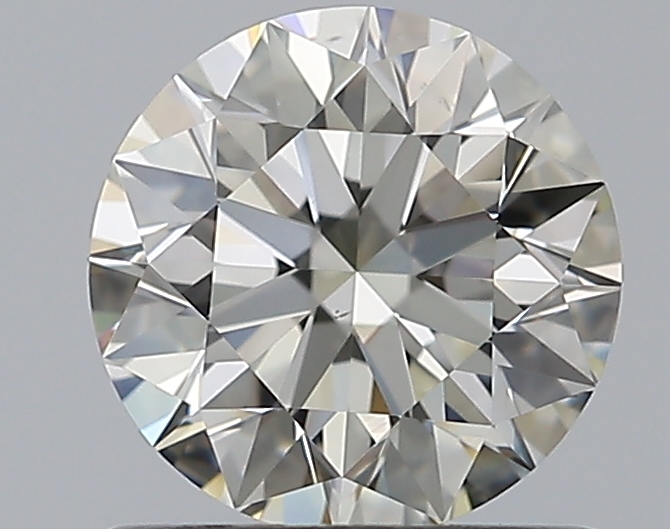 0.81 CaratJ-VS1 EX Cut Round Diamond