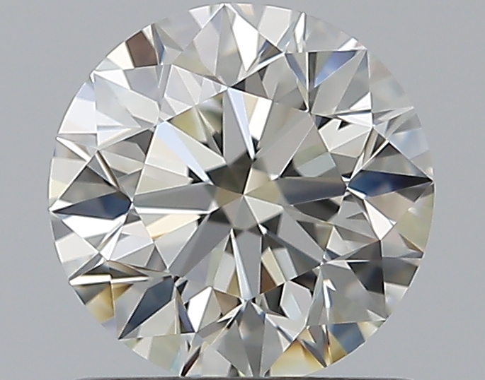 0.9 CaratJ-VVS1 EX Cut Round Diamond