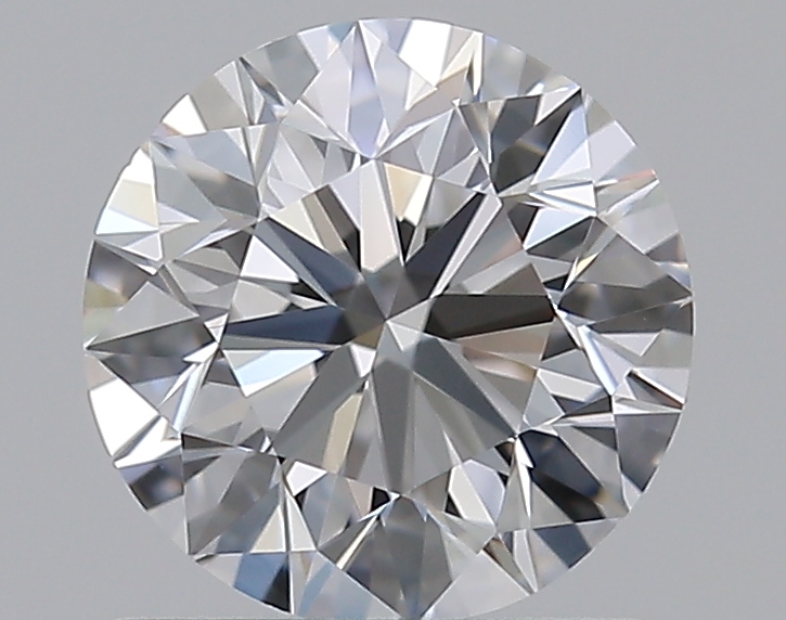 0.9 CaratD-VS2 EX Cut Round Diamond