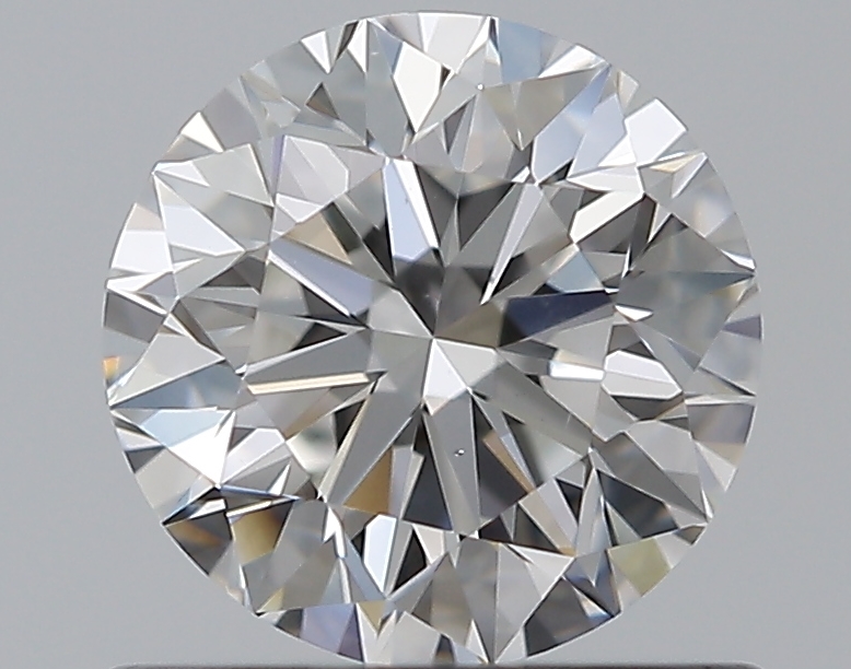 0.8 CaratF-VS2 EX Cut Round Diamond