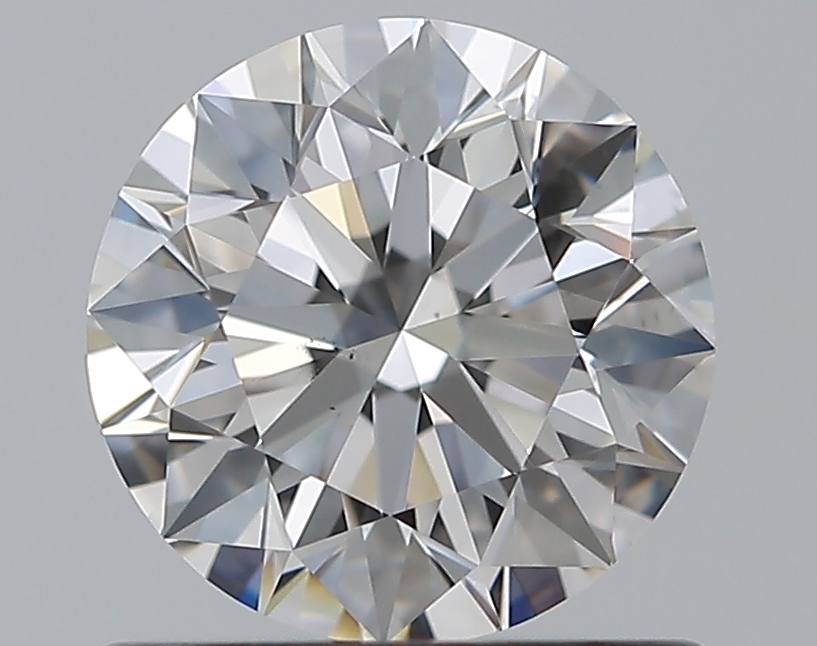 0.91 CaratF-VS2 EX Cut Round Diamond