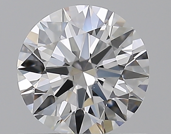 0.66 CaratE-VS1 EX Cut Round Diamond