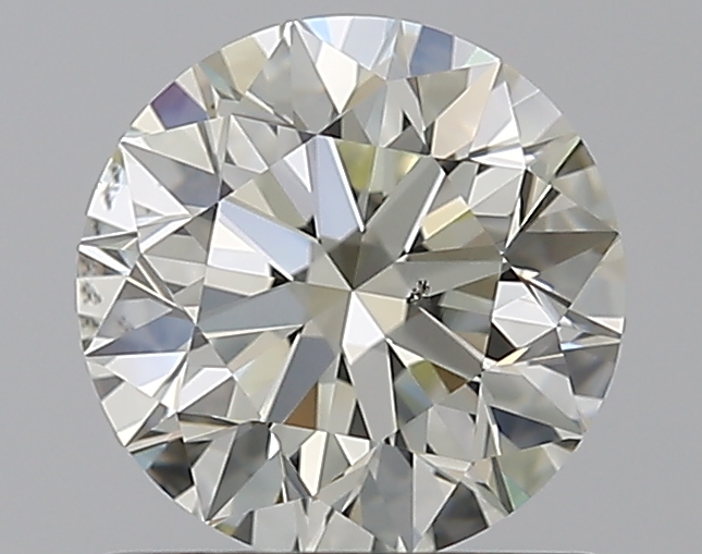 0.93 CaratL-SI1 EX Cut Round Diamond