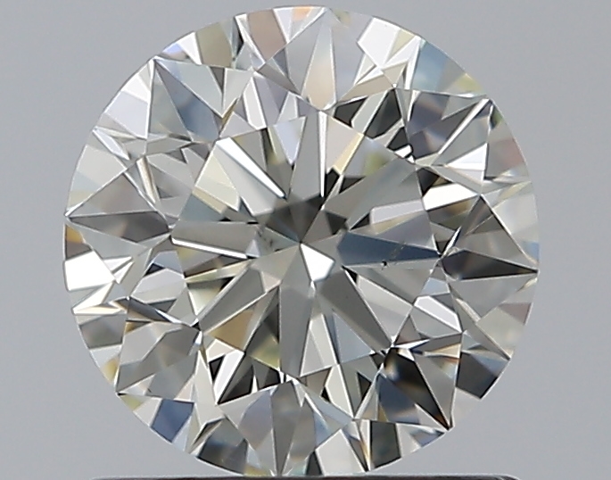 1.01 CaratK-SI1 EX Cut Round Diamond
