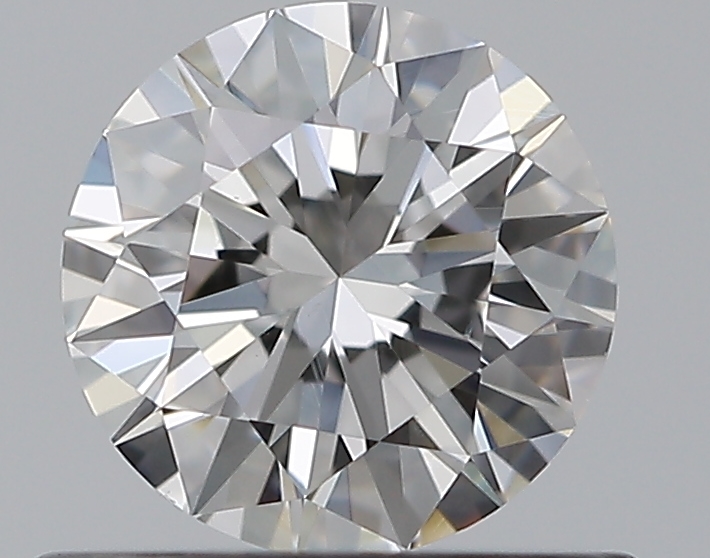 0.59 CaratF-VS2 EX Cut Round Diamond