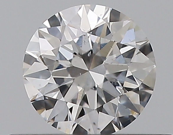 0.38 CaratE-SI2 EX Cut Round Diamond