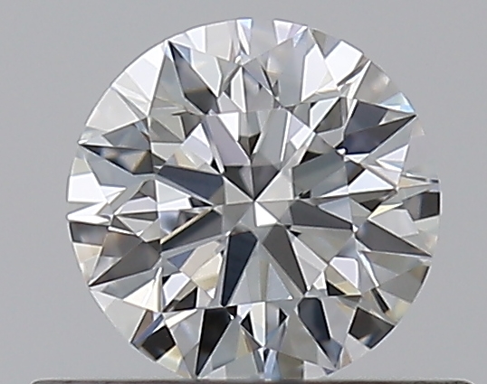 0.43 CaratF-VVS2 EX Cut Round Diamond