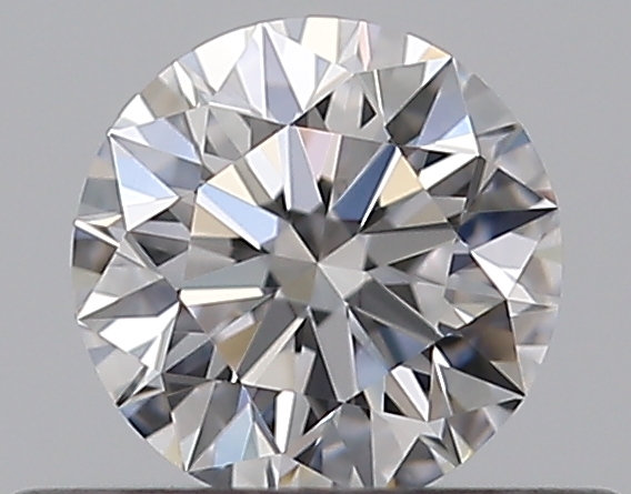 0.33 CaratD-IF EX Cut Round Diamond