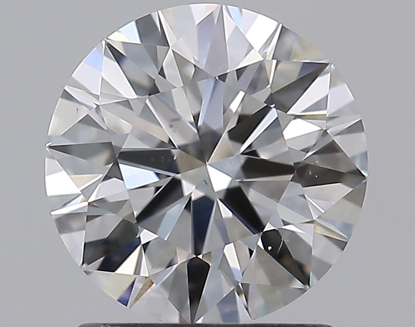 1.29 CaratE-VS2 EX Cut Round Diamond
