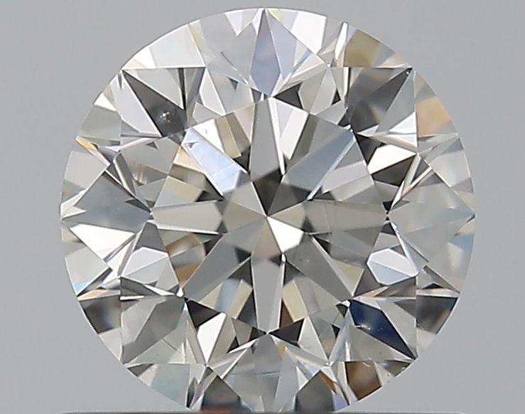0.77 CaratG-SI1 EX Cut Round Diamond
