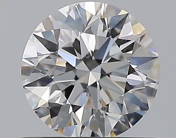0.72 CaratE-SI2 EX Cut Round Diamond