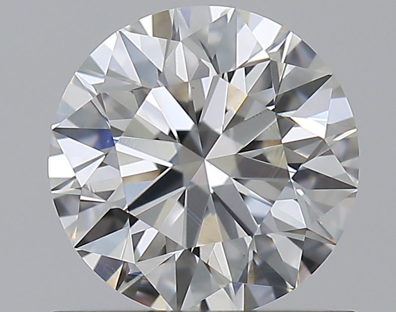 0.75 CaratG-VS2 EX Cut Round Diamond